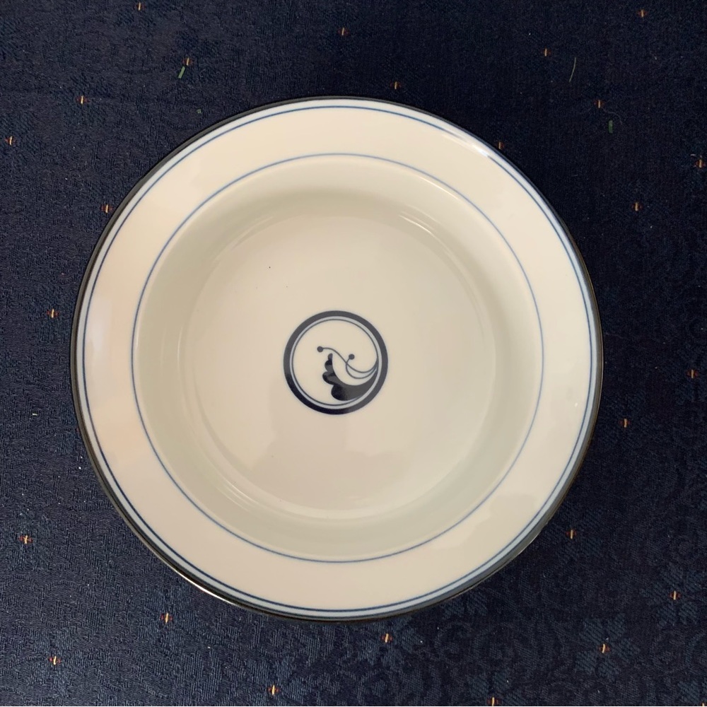 Dansk Flora Individual Bowl blue and white